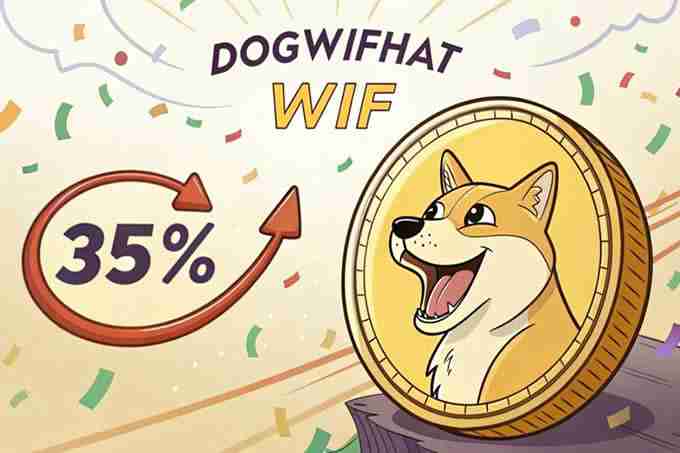 基于Solana的Wif Memecoin闪烁看涨信号